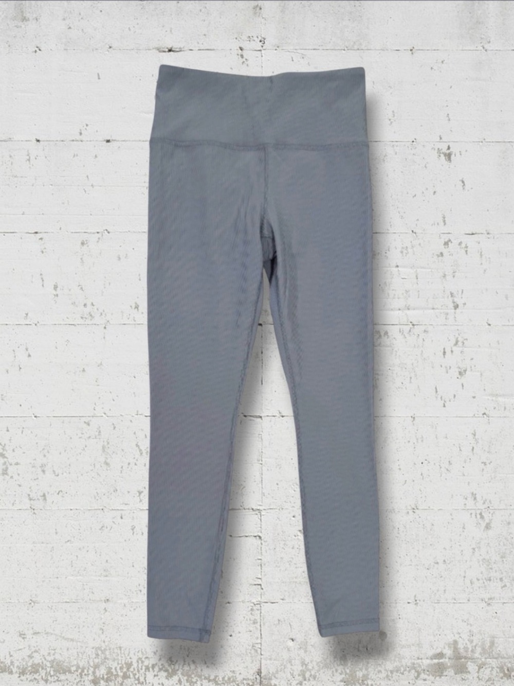 Athleta Elation Rib Tight Leggings High Rise Slate Blue Size M